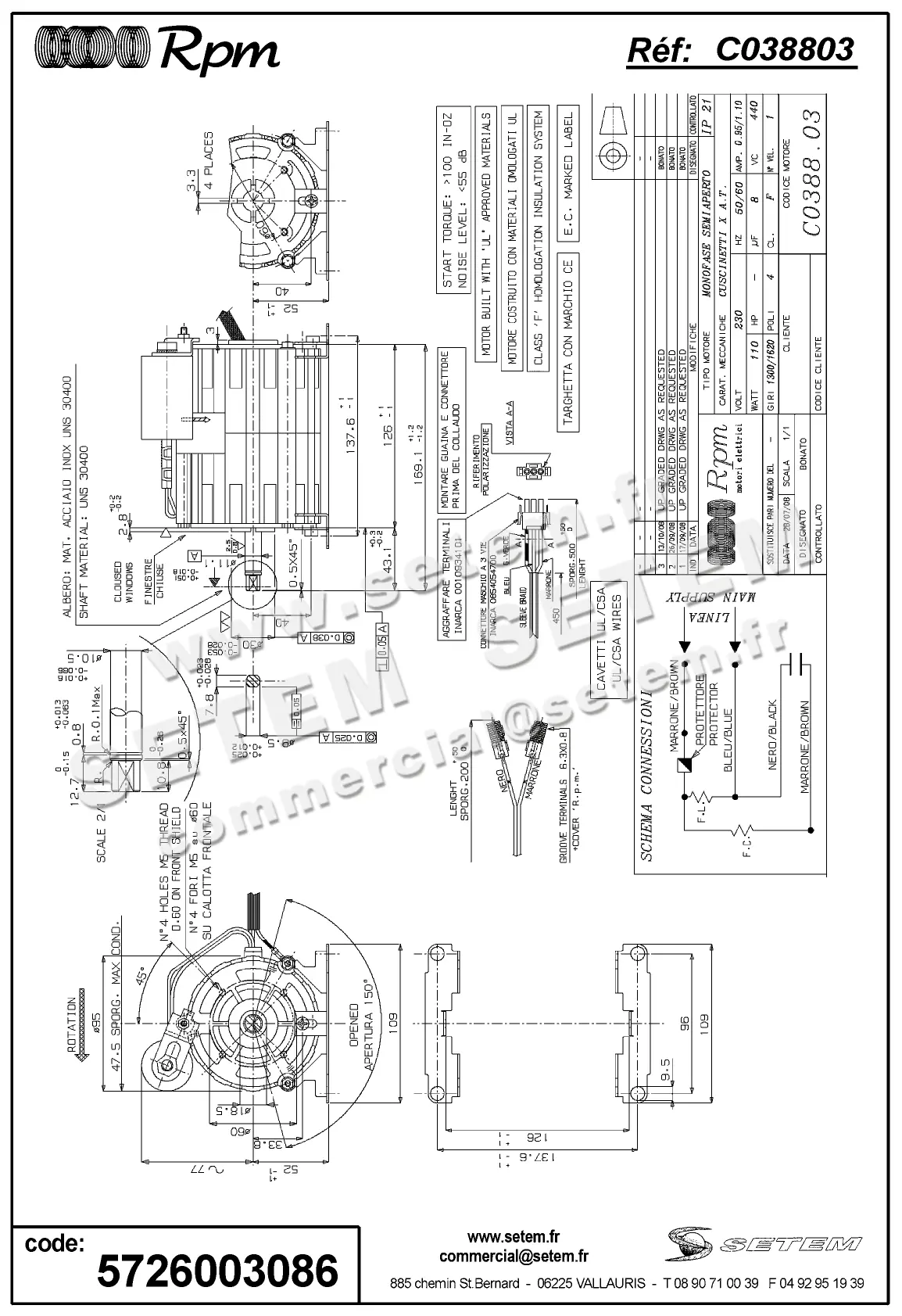 5726003086-MOTEUR RPM C038803