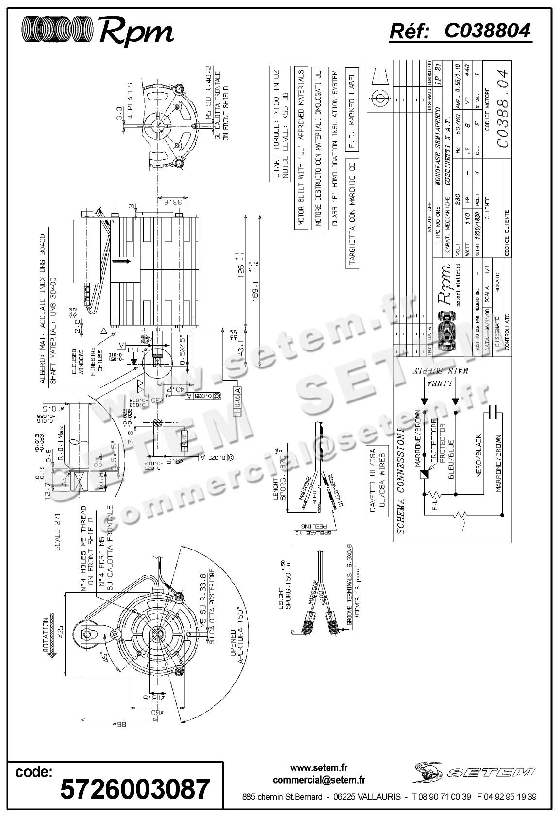 5726003087-MOTEUR RPM C038804