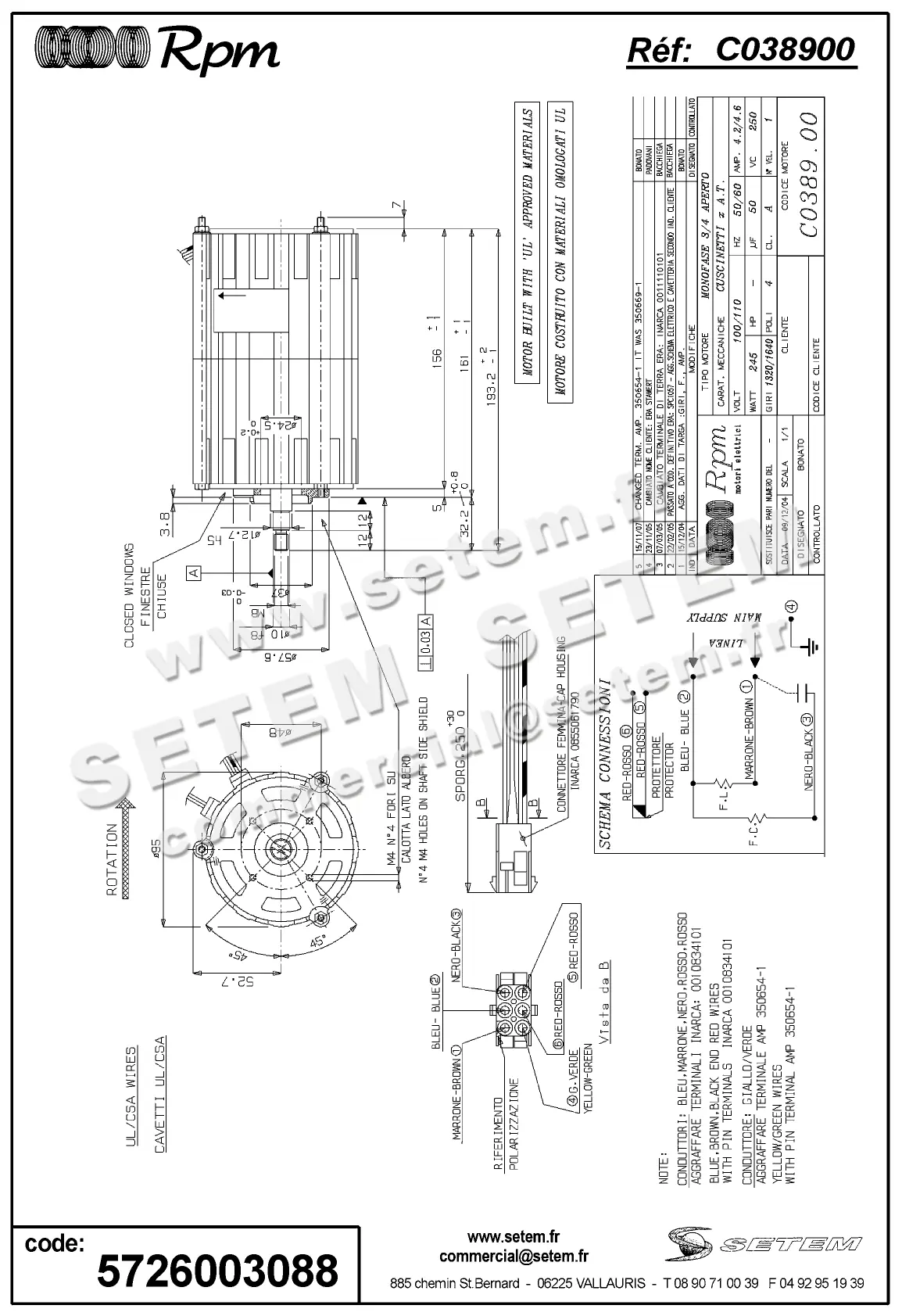 5726003088-MOTEUR RPM C038900