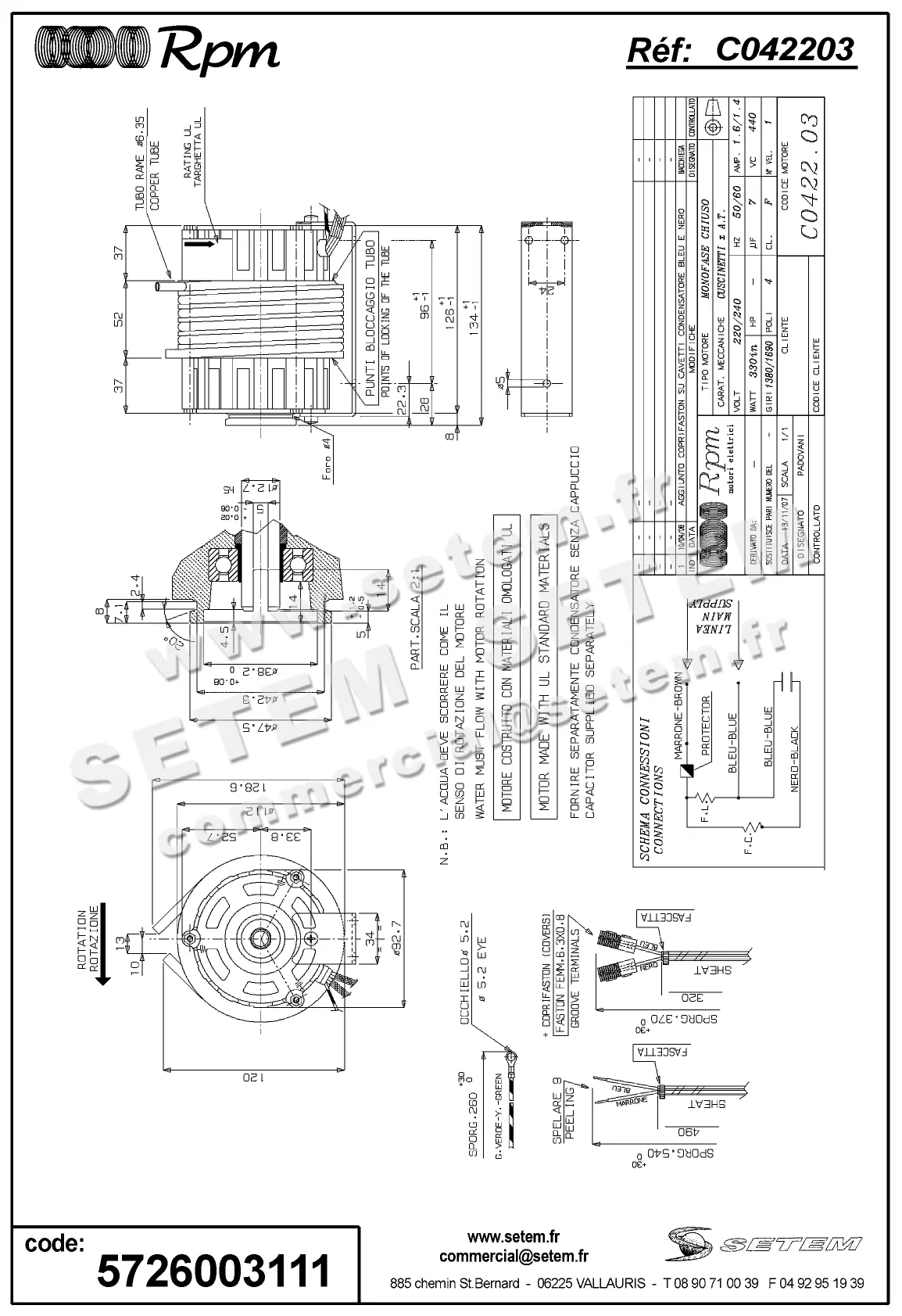 5726003101-MOTEUR RPM C040602