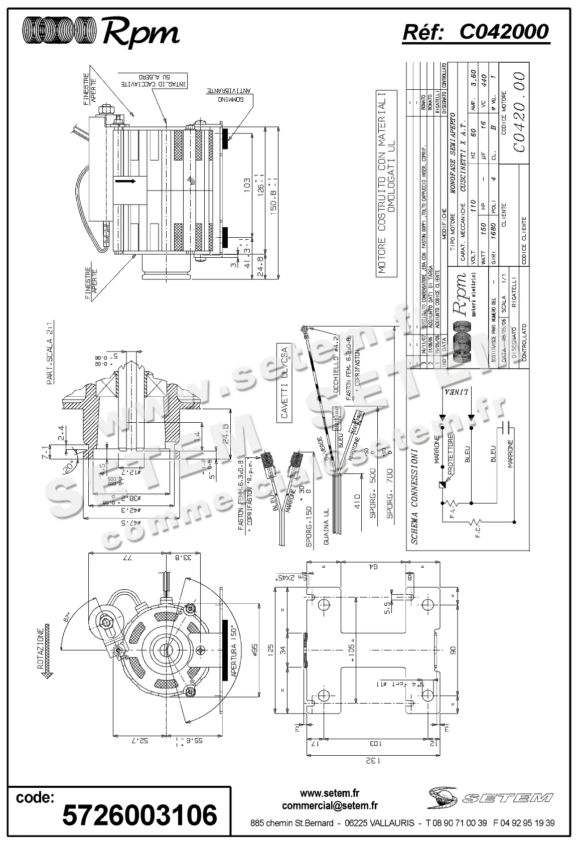 5726003106-MOTEUR RPM C042000