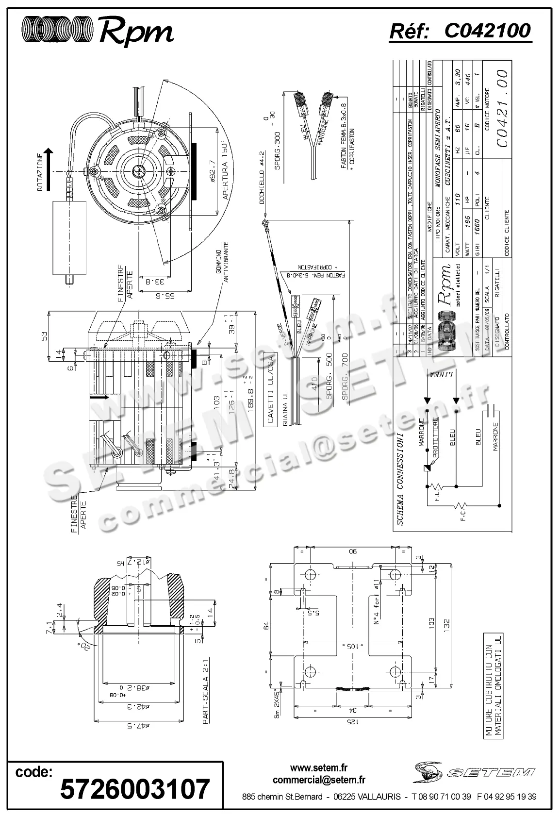 5726003107-MOTEUR RPM C042100