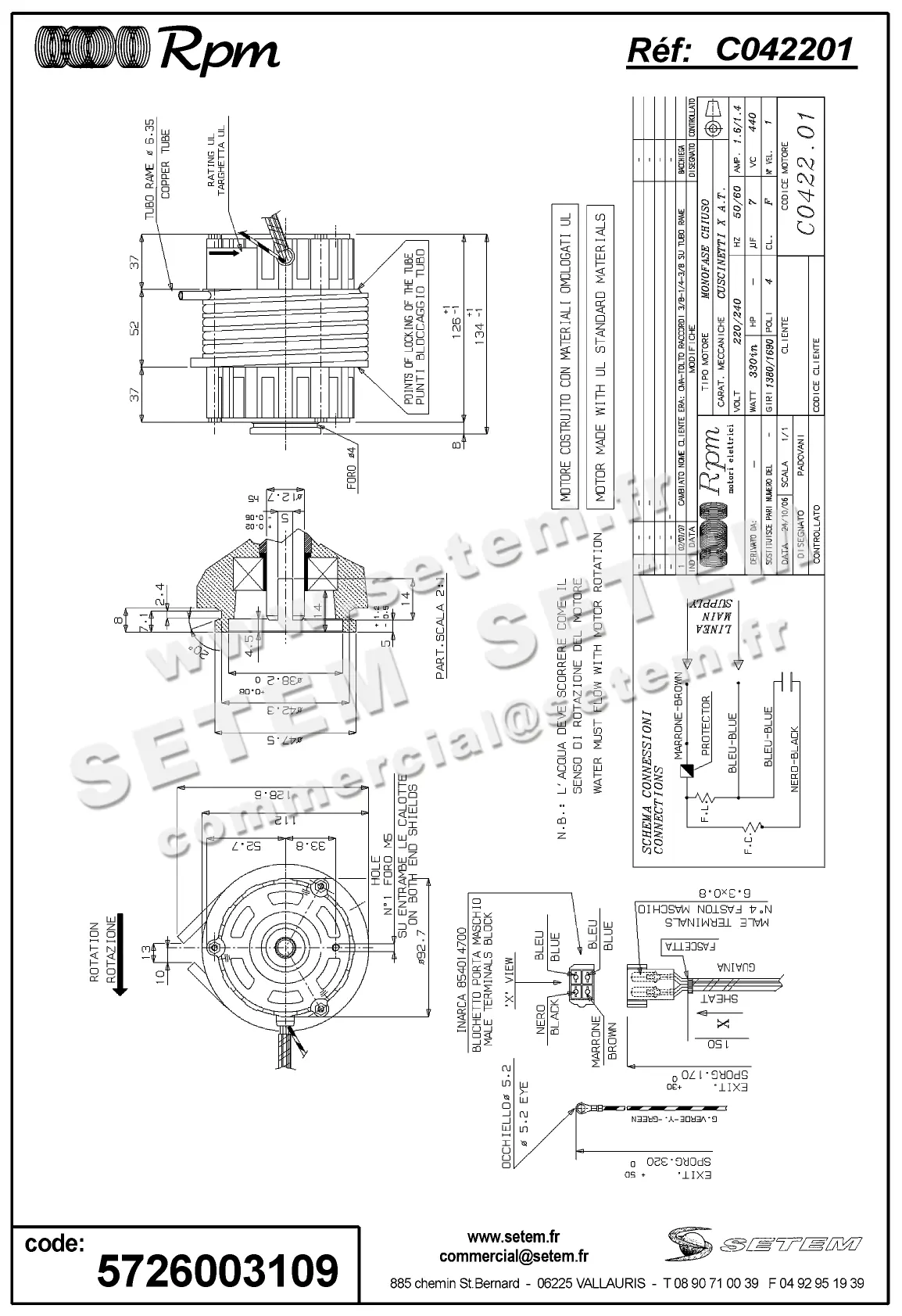 5726003109-MOTEUR RPM C042201