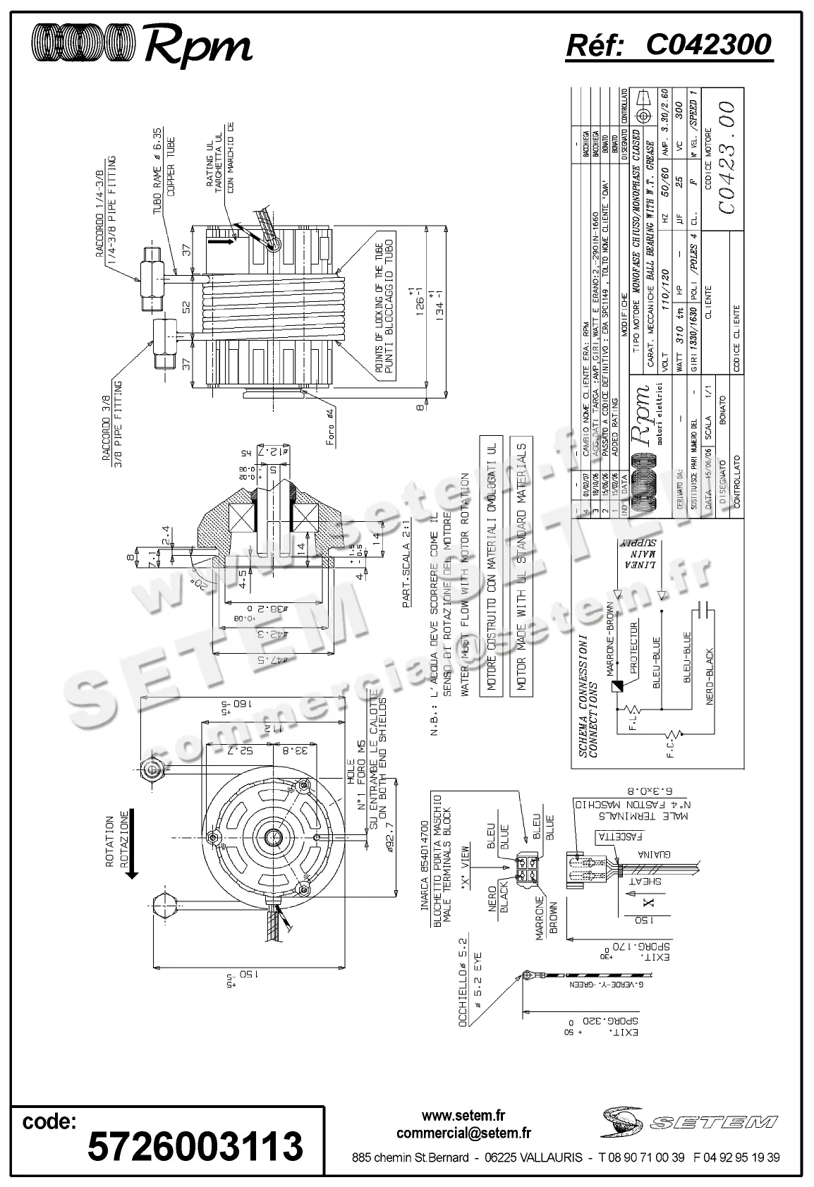 5726003113-MOTEUR RPM C042300