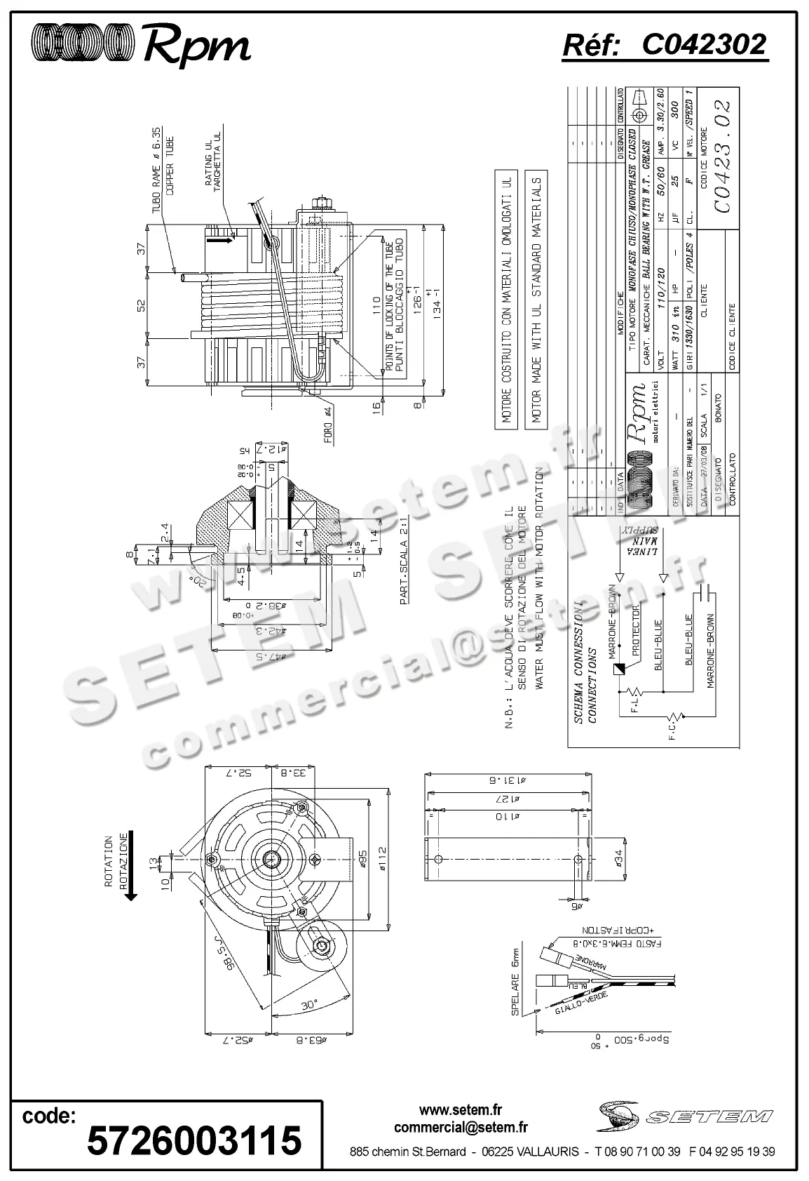 5726003115-MOTEUR RPM C042302