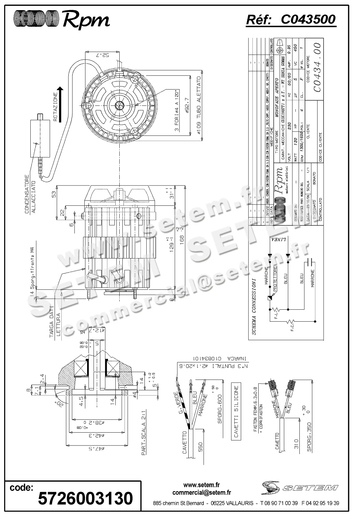 5726003130-MOTEUR RPM C043500