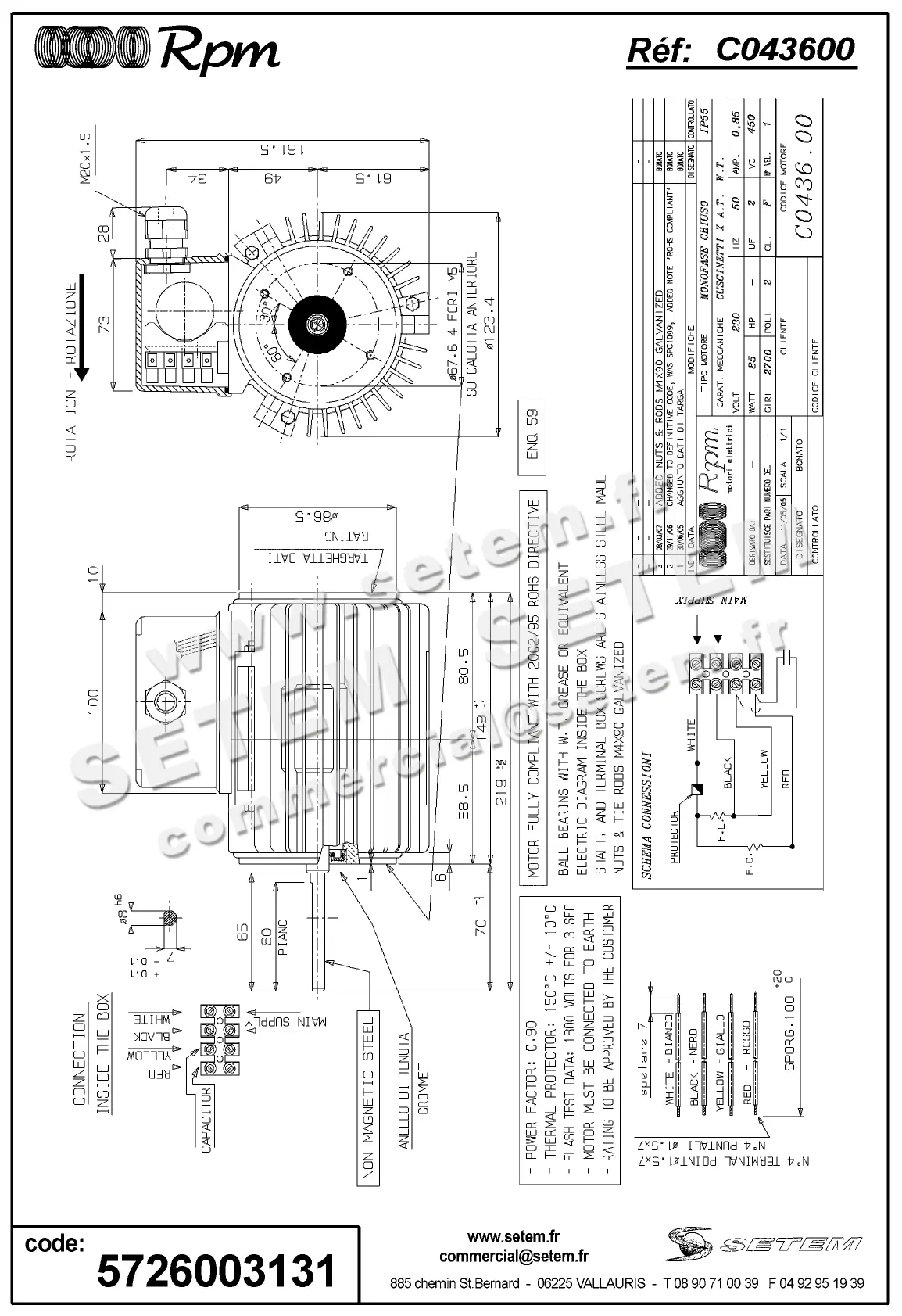 5726003131-MOTEUR RPM C043600 3