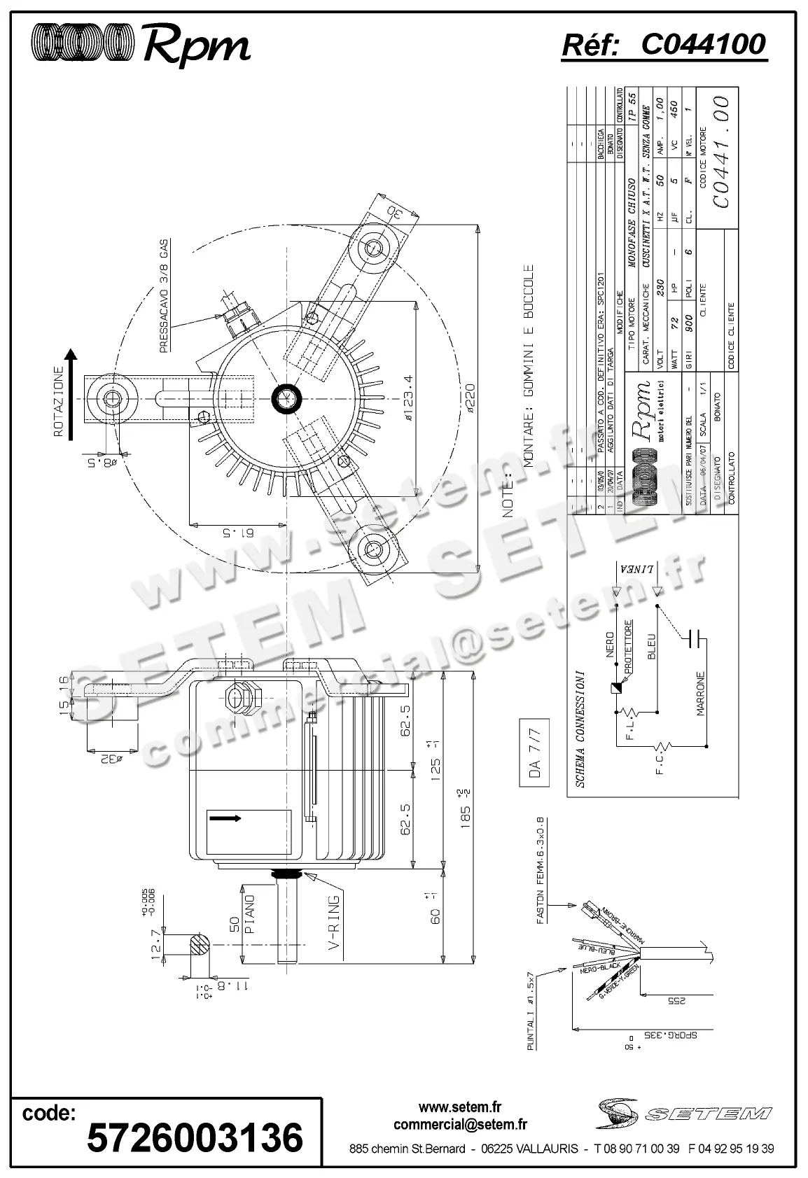 5726003136-MOTEUR RPM C044100