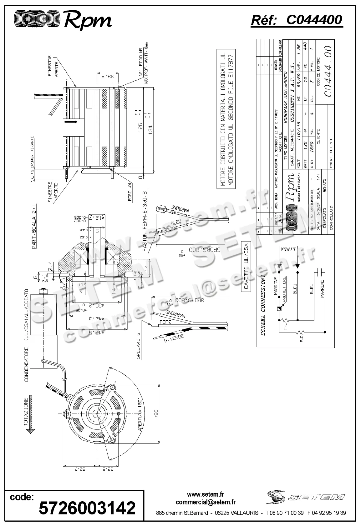 5726003142-MOTEUR RPM C044400