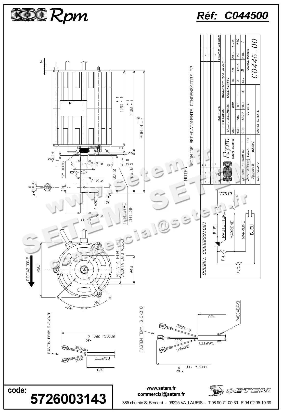 5726003143-MOTEUR RPM C044500
