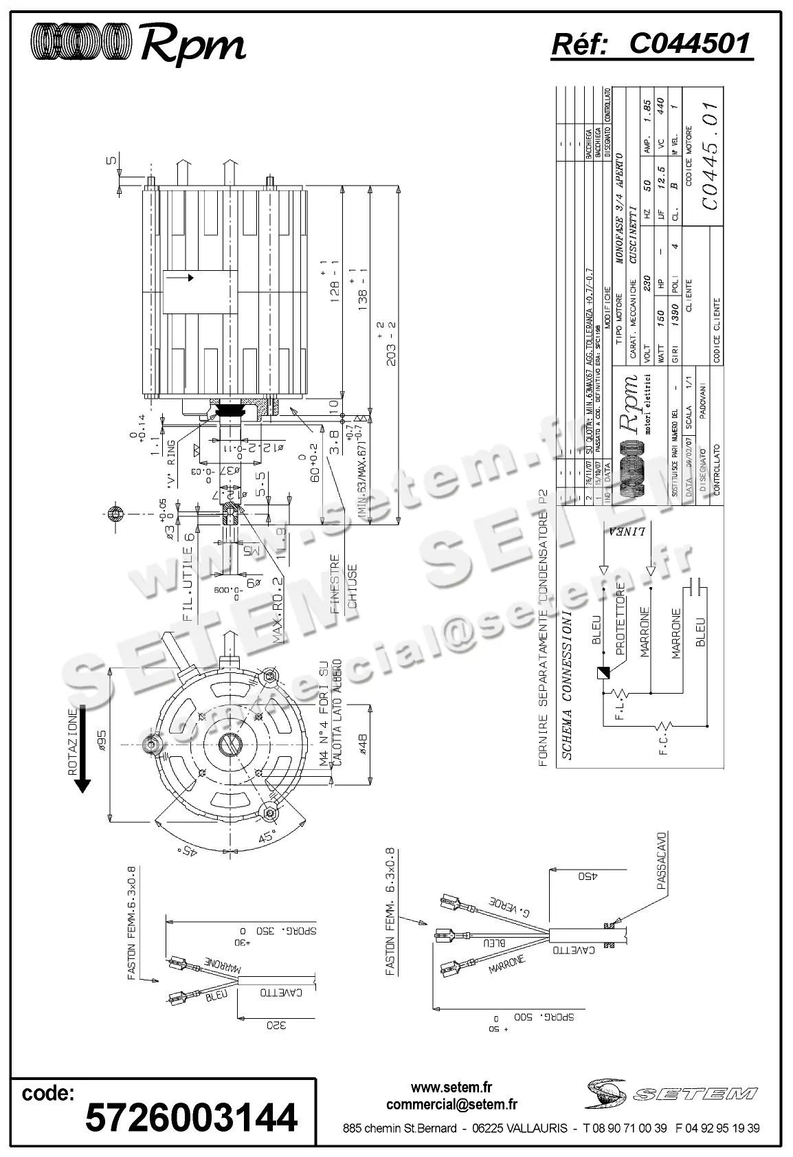 5726003144-MOTEUR RPM C044501
