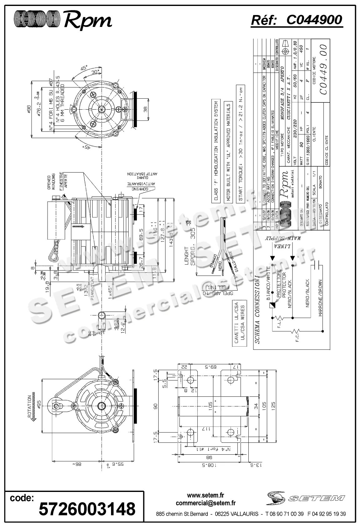 5726003148-MOTEUR RPM C044900