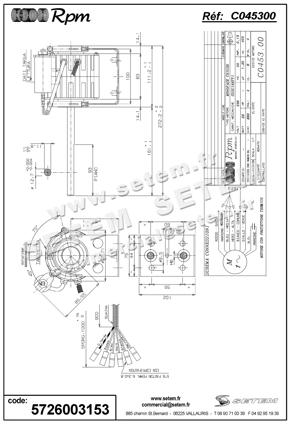 5726003153-MOTEUR RPM C045300