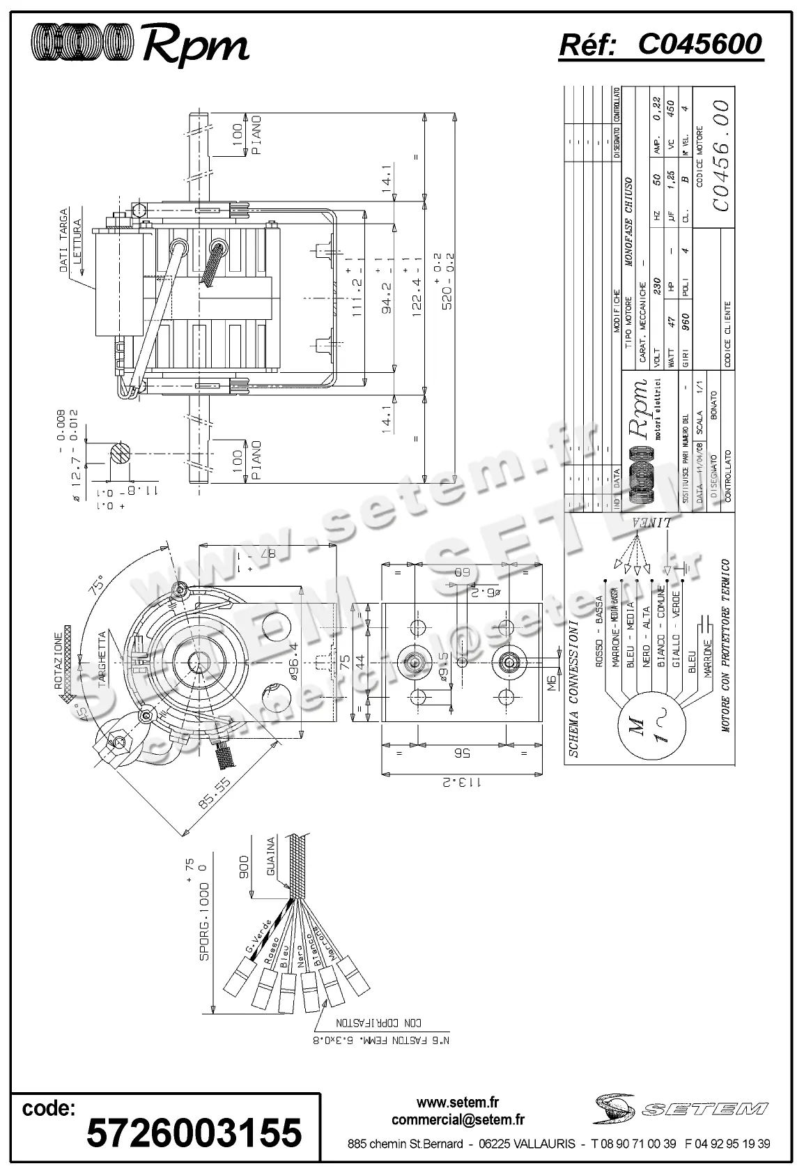 5726003155-MOTEUR RPM C045600