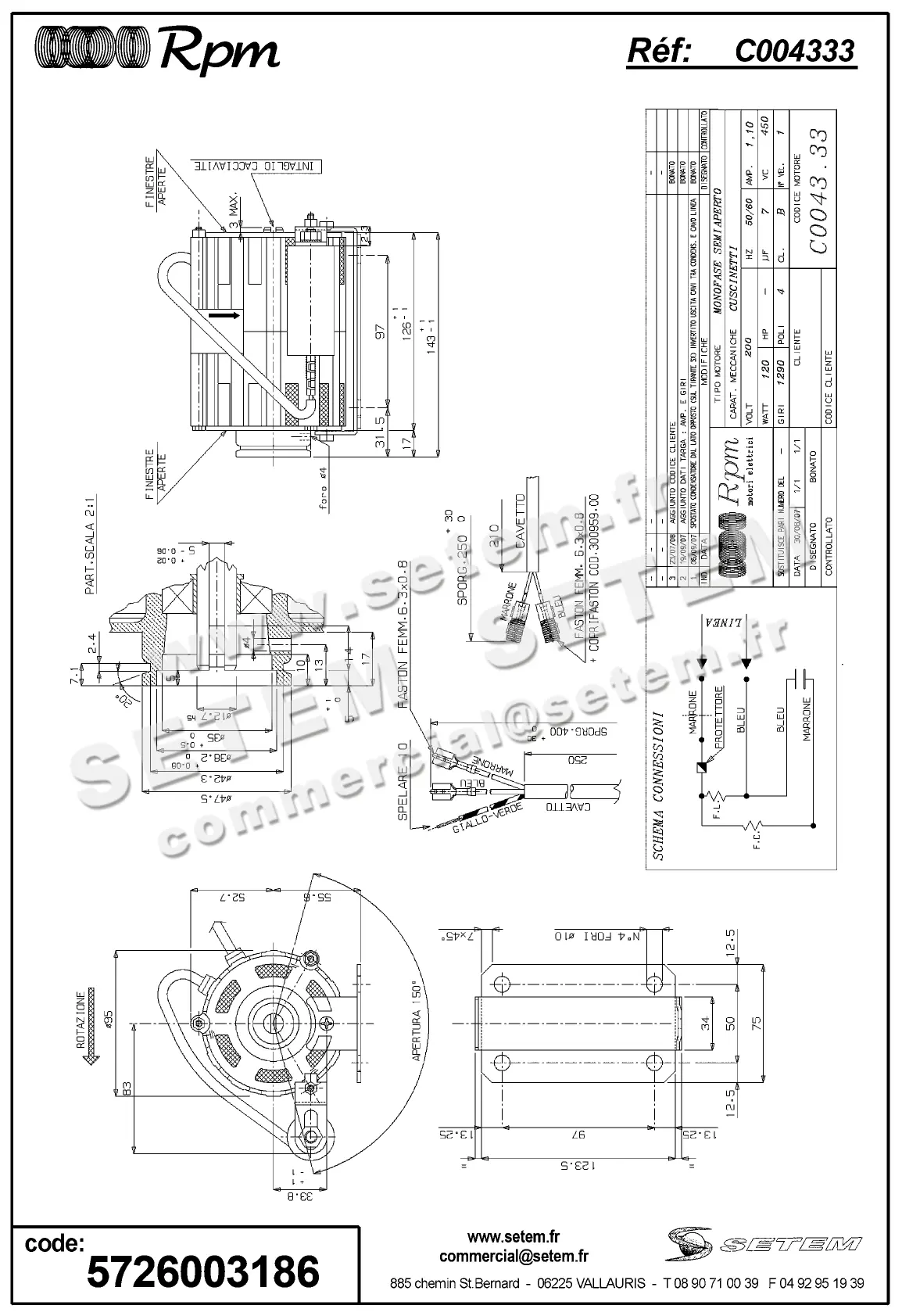 5726003186-MOTEUR RPM C004333