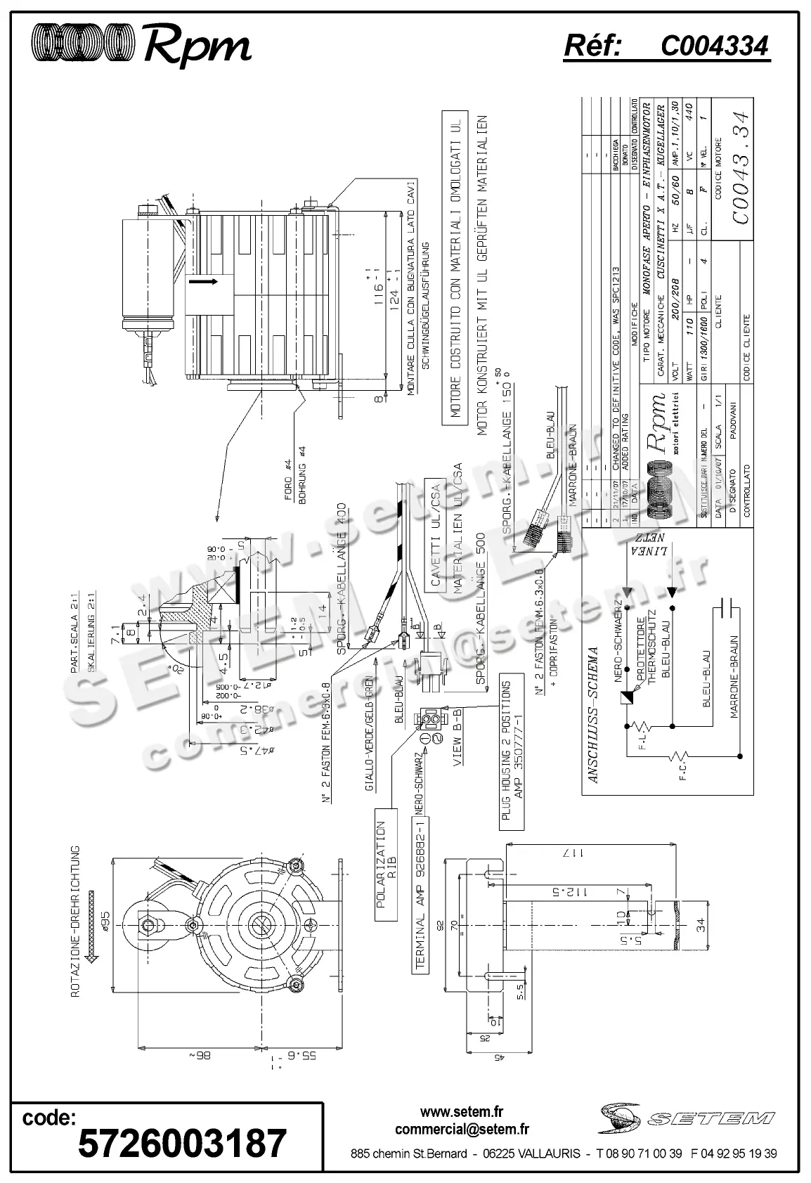 5726003187-MOTEUR RPM C004334