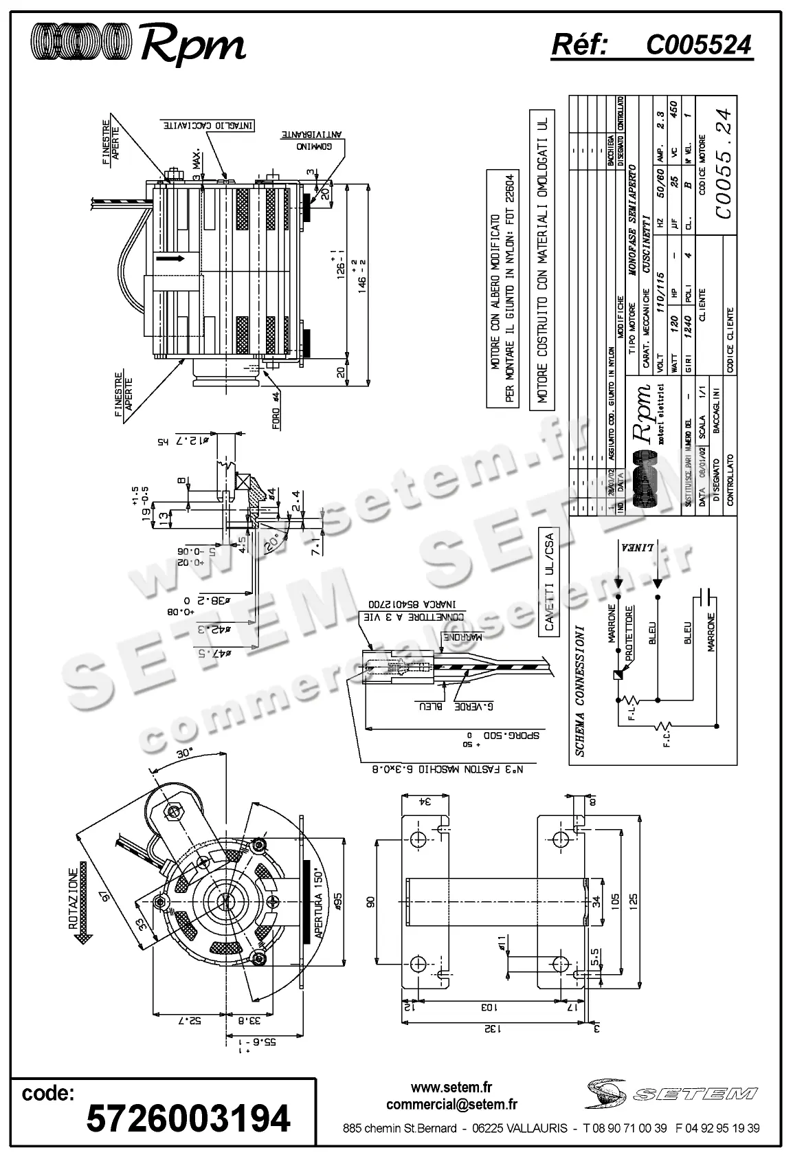 5726003194-MOTEUR RPM C005524