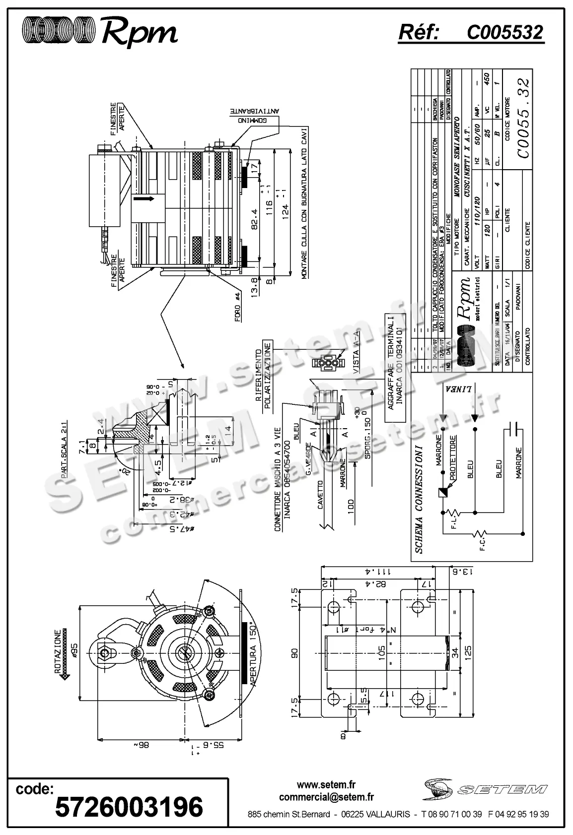5726003196-MOTEUR RPM C005532