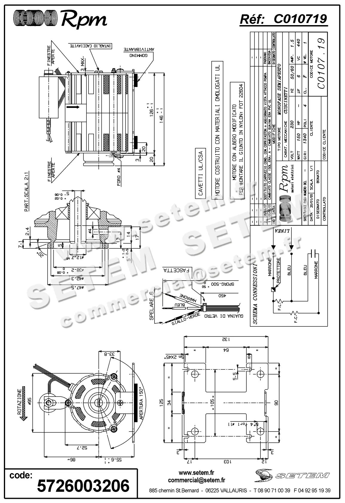 5726003206-MOTEUR RPM C010719