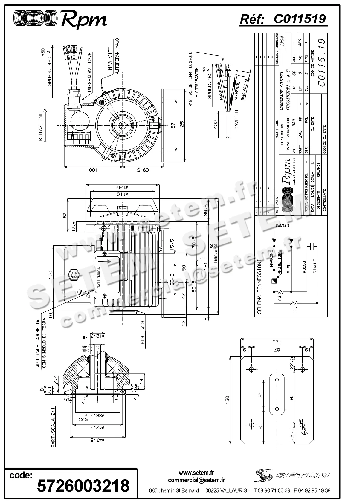 5726003218-MOTEUR RPM C011519