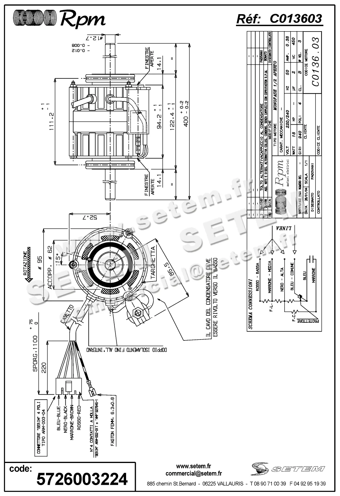 5726003224-MOTEUR RPM C013603
