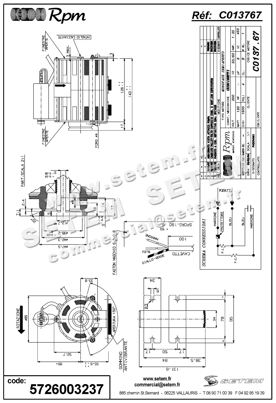 5726003237-MOTEUR RPM C013767