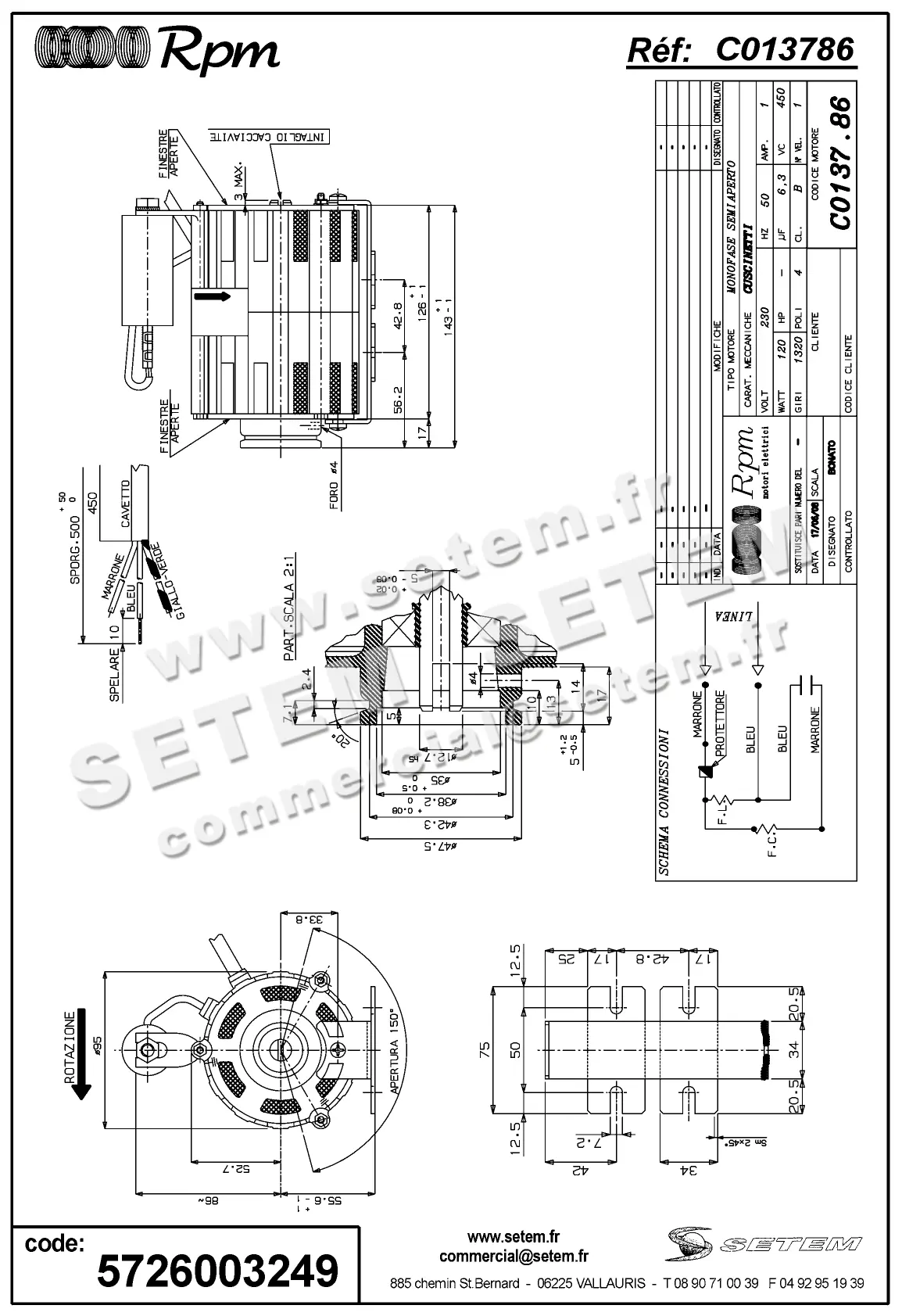 5726003249-MOTEUR RPM C013786