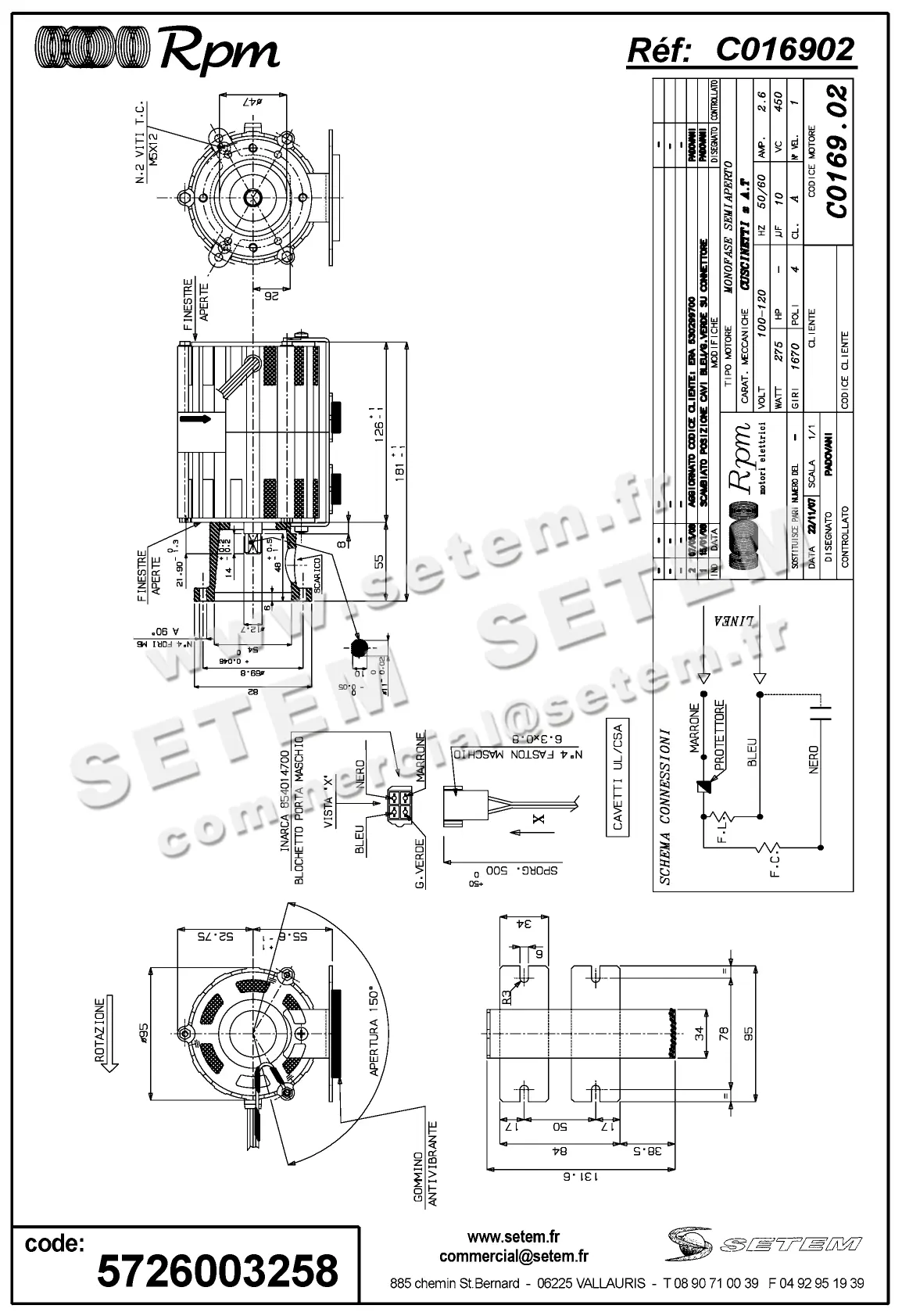 5726003258-MOTEUR RPM C016902