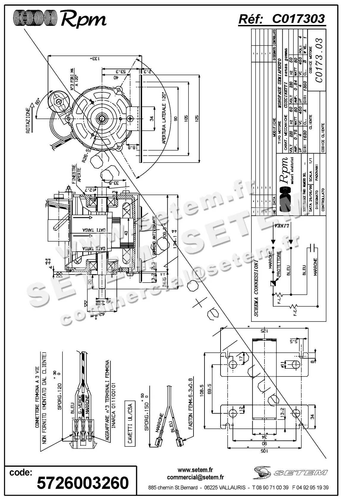 5726003260-MOTEUR RPM C017303