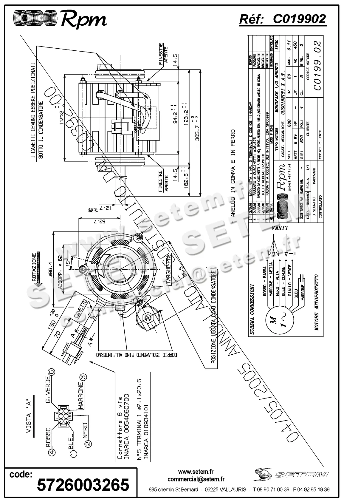 5726003265-MOTEUR RPM C019902