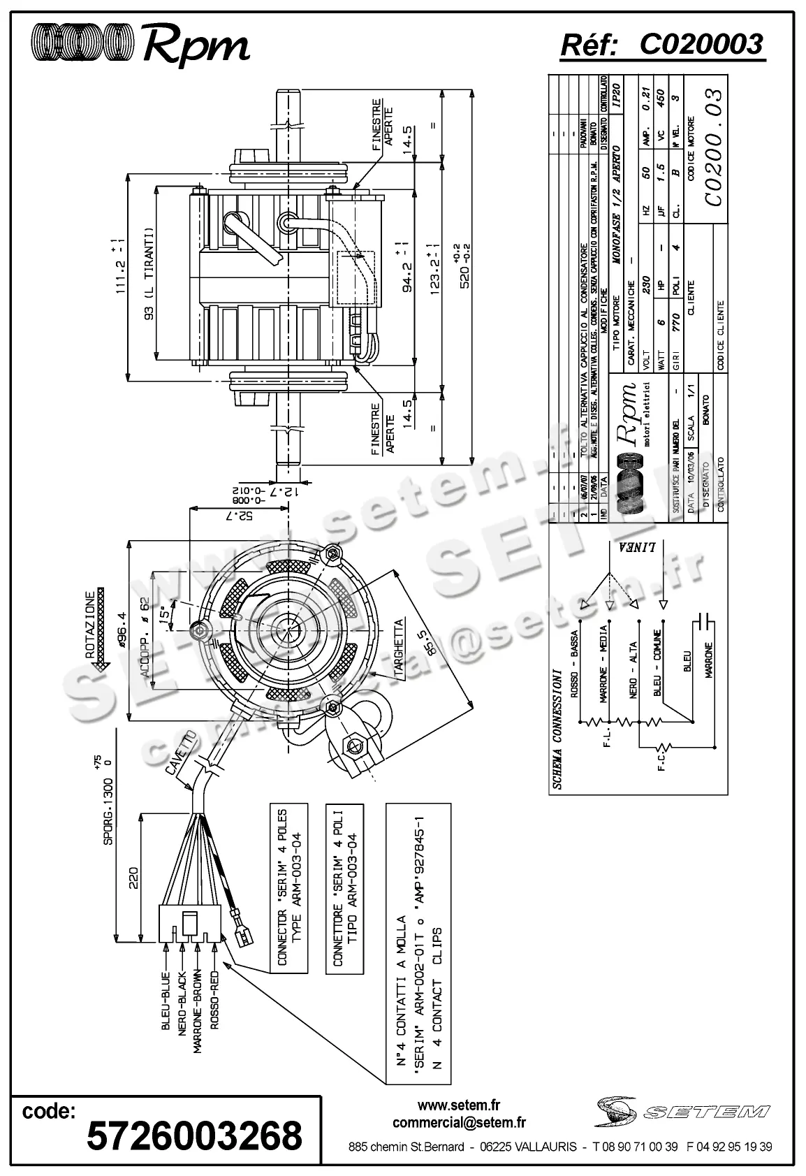 5726003268-MOTEUR RPM C020003