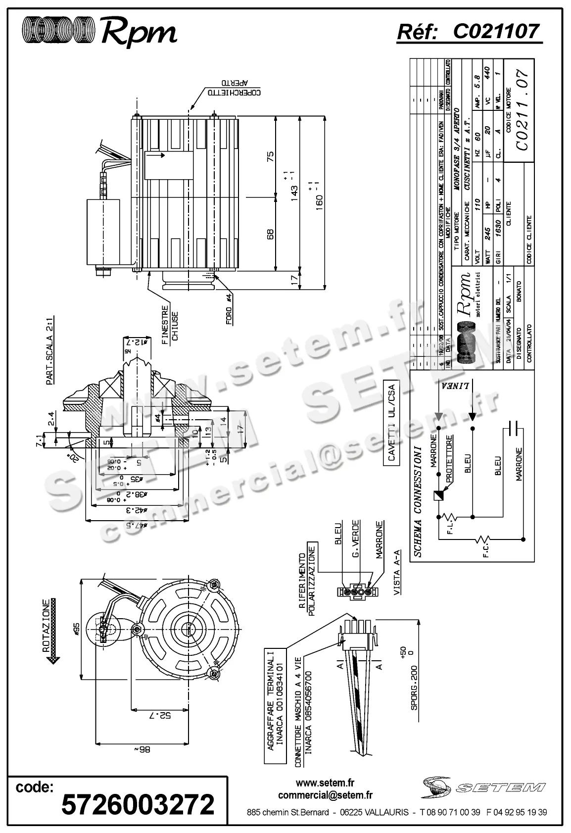 5726003272-MOTEUR RPM C021107