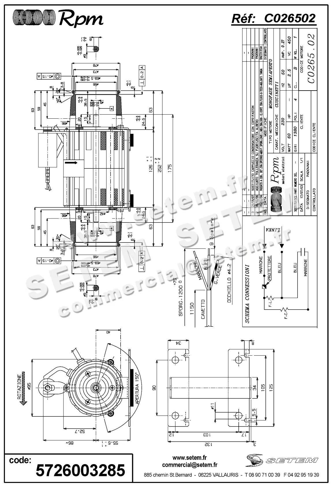 5726003285-MOTEUR RPM C026502