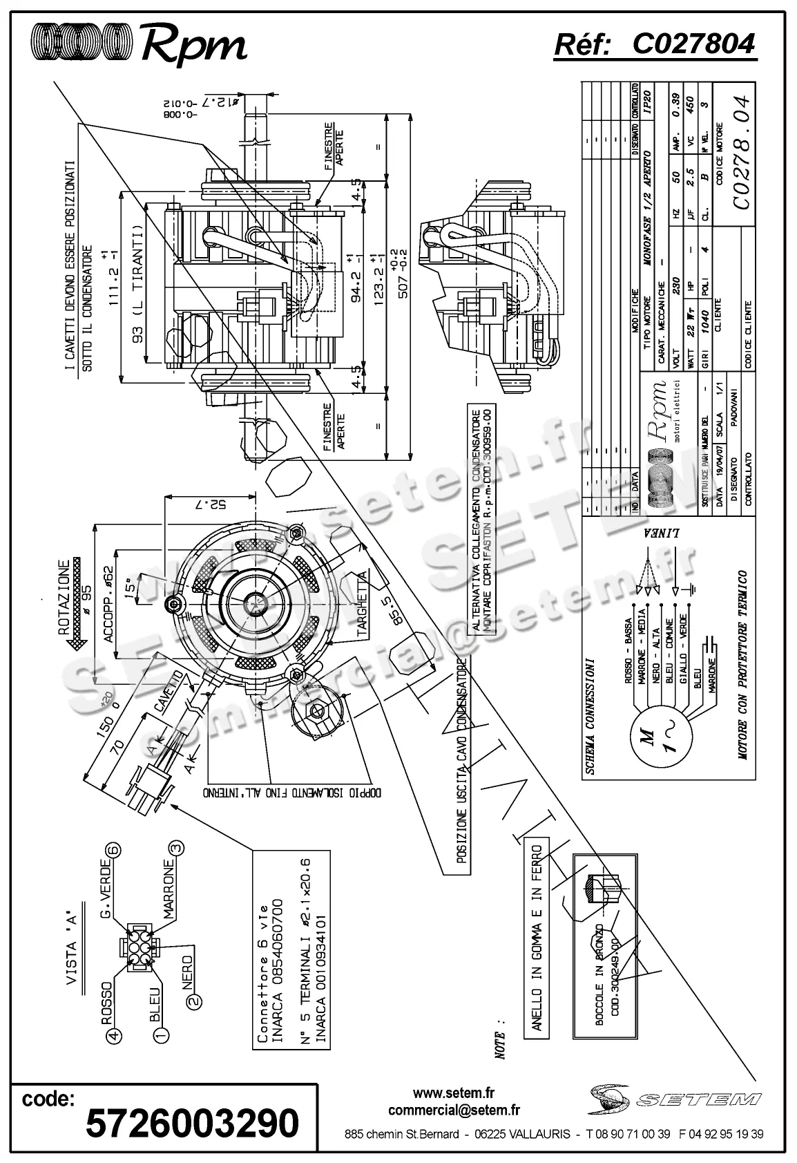 5726003290-MOTEUR RPM C027804