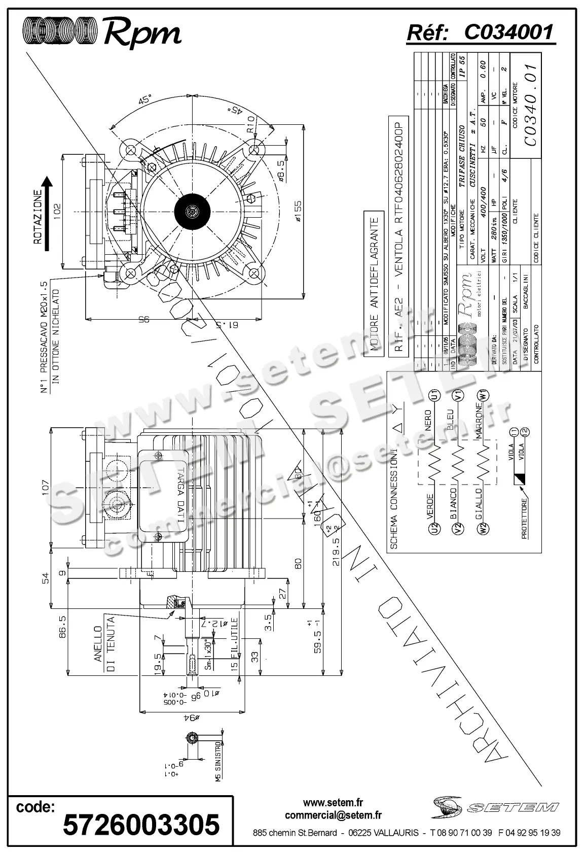 5726003305-MOTEUR RPM C034001