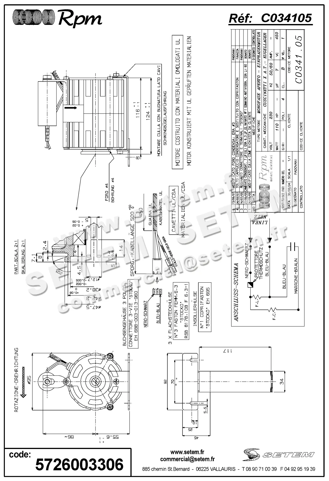 5726003306-MOTEUR RPM C034105