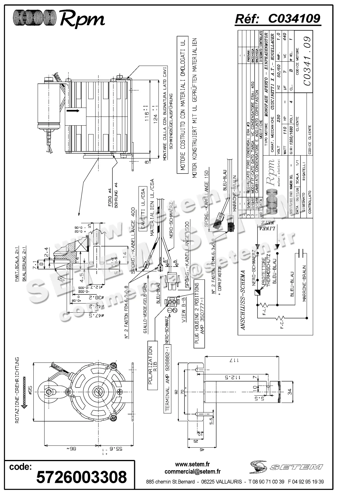 5726003308-MOTEUR RPM C034109