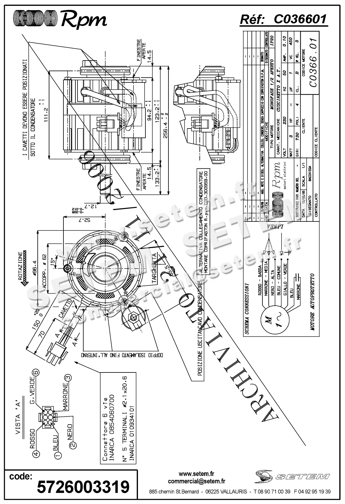 5726003319-MOTEUR RPM C036601