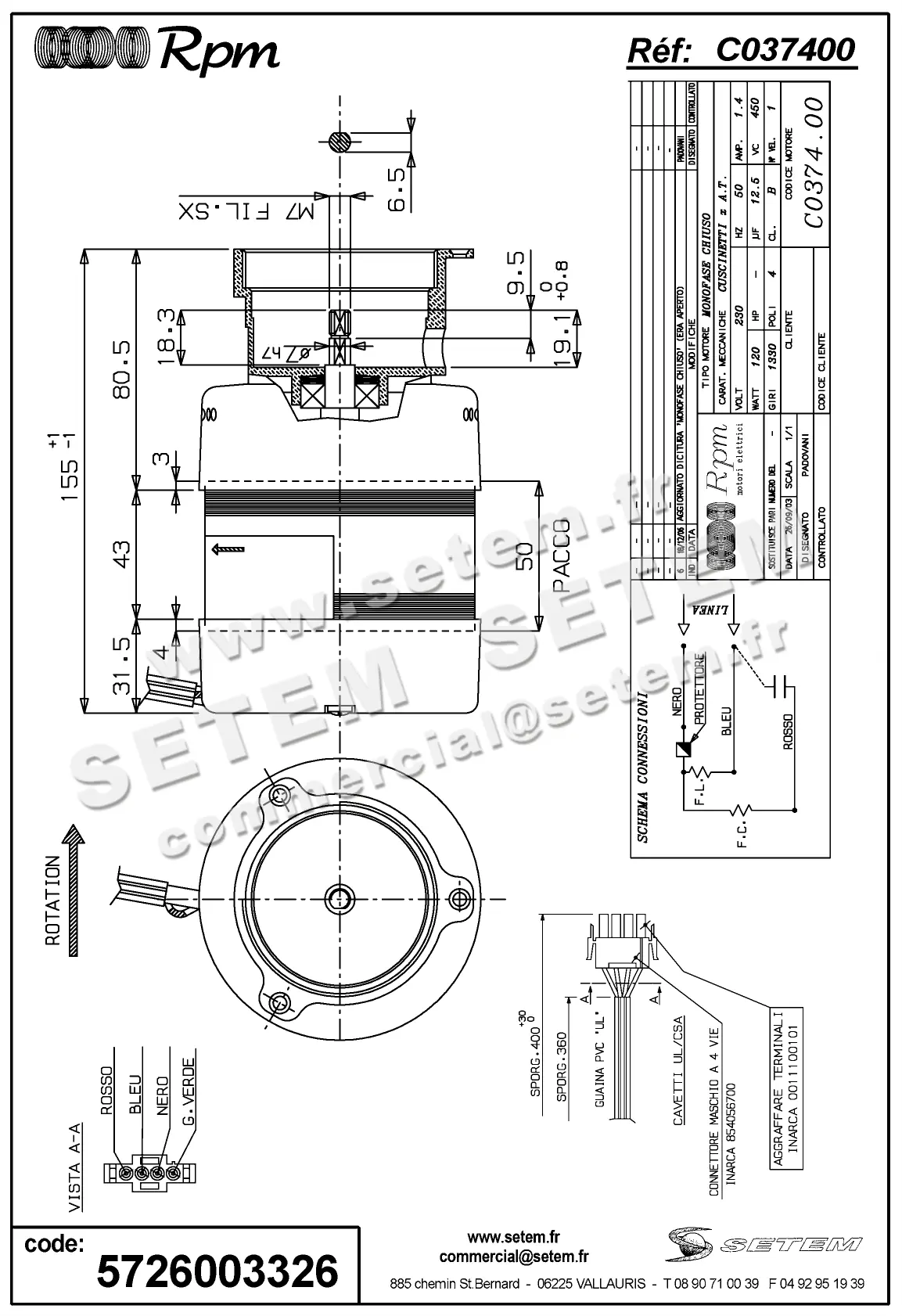 5726003326-MOTEUR RPM C037400