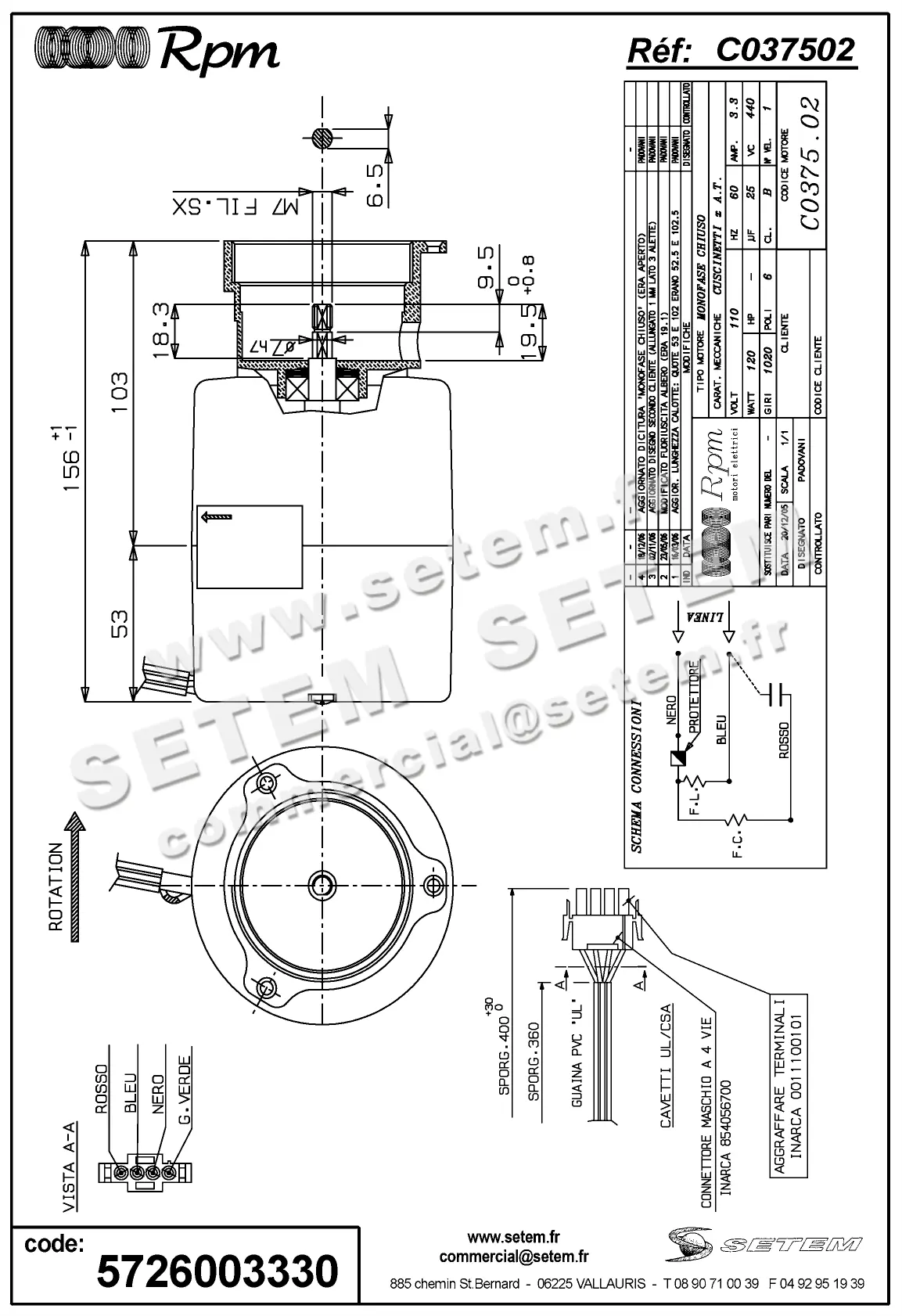 5726003330-MOTEUR RPM C037502