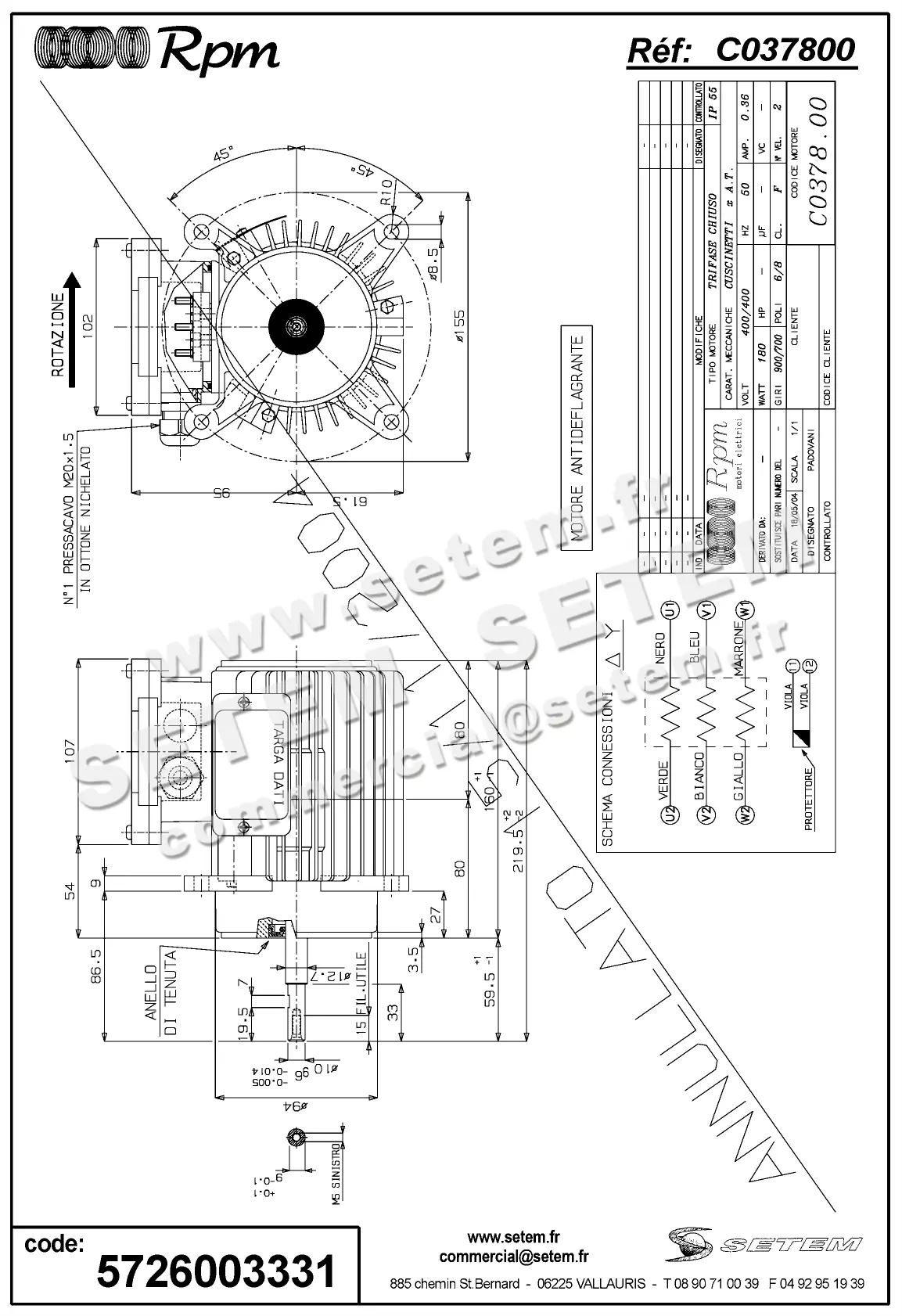 5726003331-MOTEUR RPM C037800