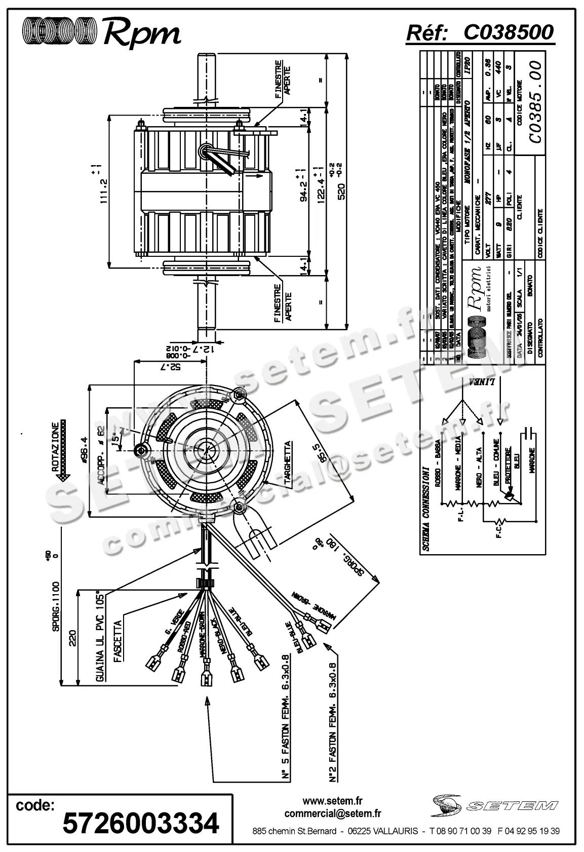 5726003334-MOTEUR RPM C038500
