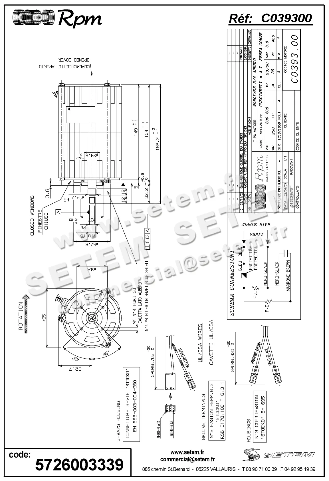 5726003339-MOTEUR RPM C039300
