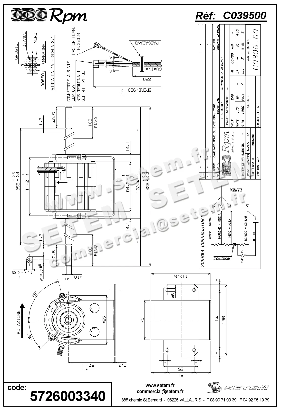 5726003340-MOTEUR RPM C039500