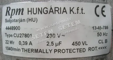 5726003423-MOTEUR RPM CU27801 "4448900" 4