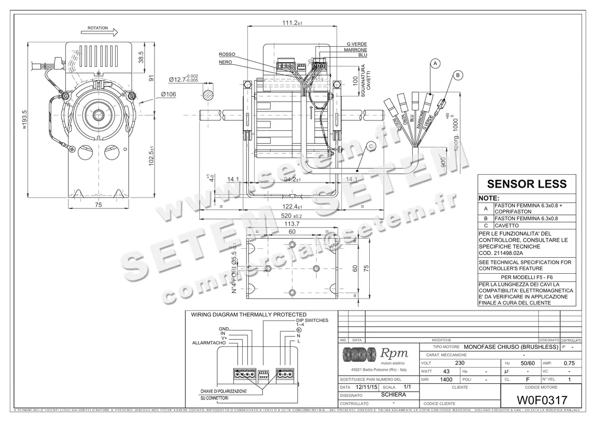 5726003446-MOTEUR RPM W0F0317 6