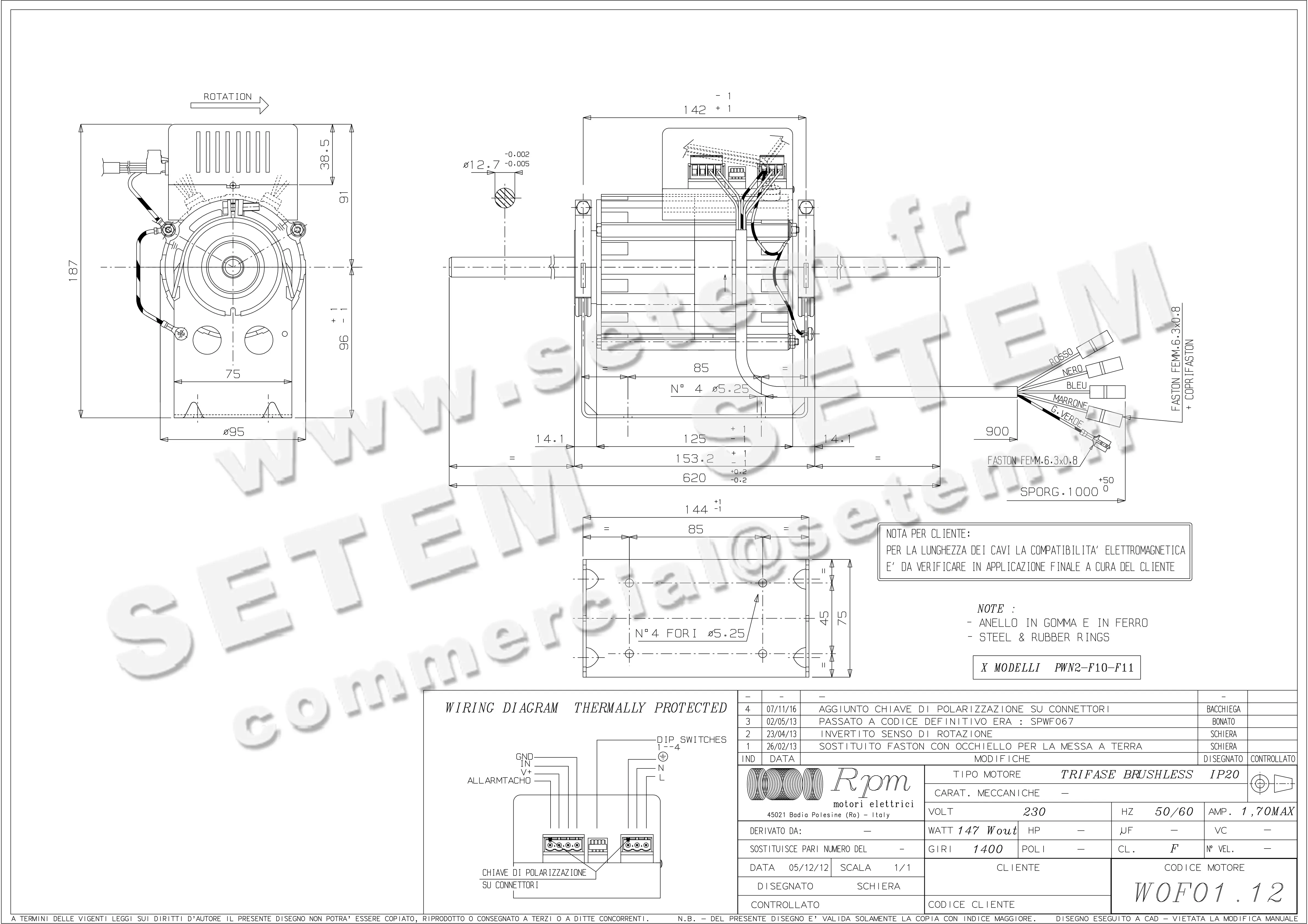 MOTEUR W0F0112