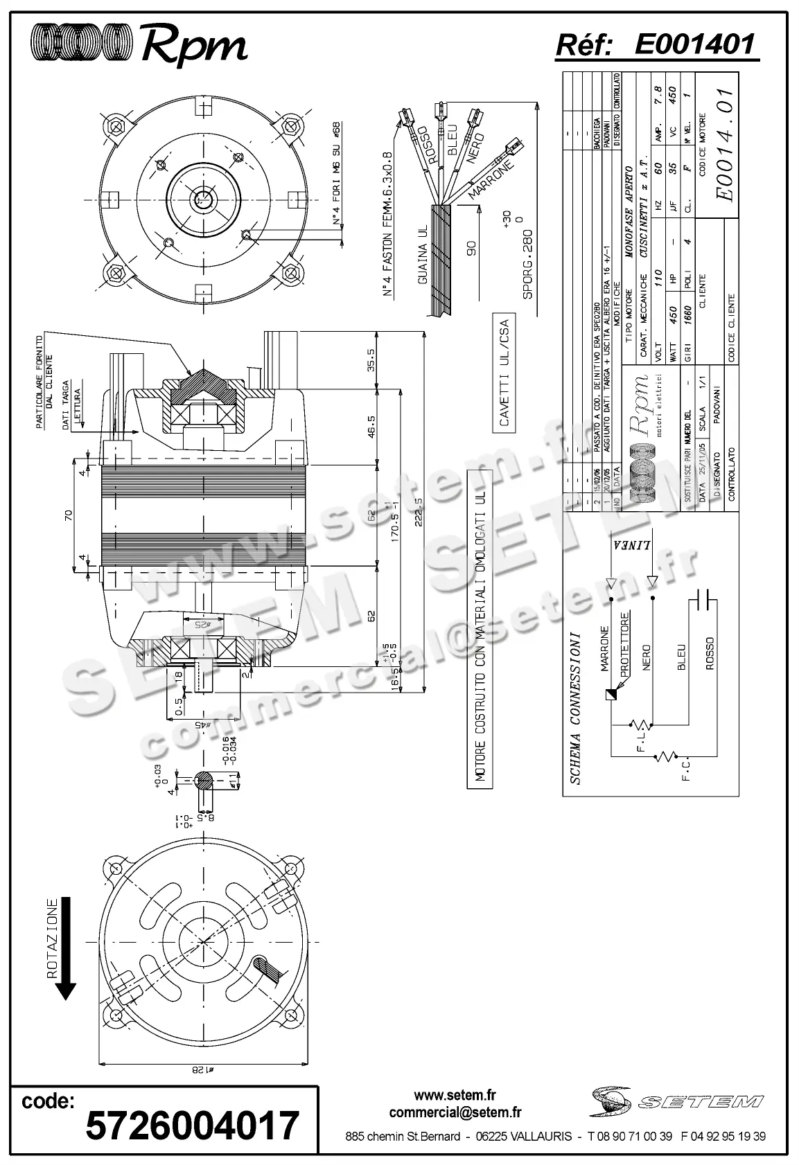 5726004017-MOTEUR RPM E001401