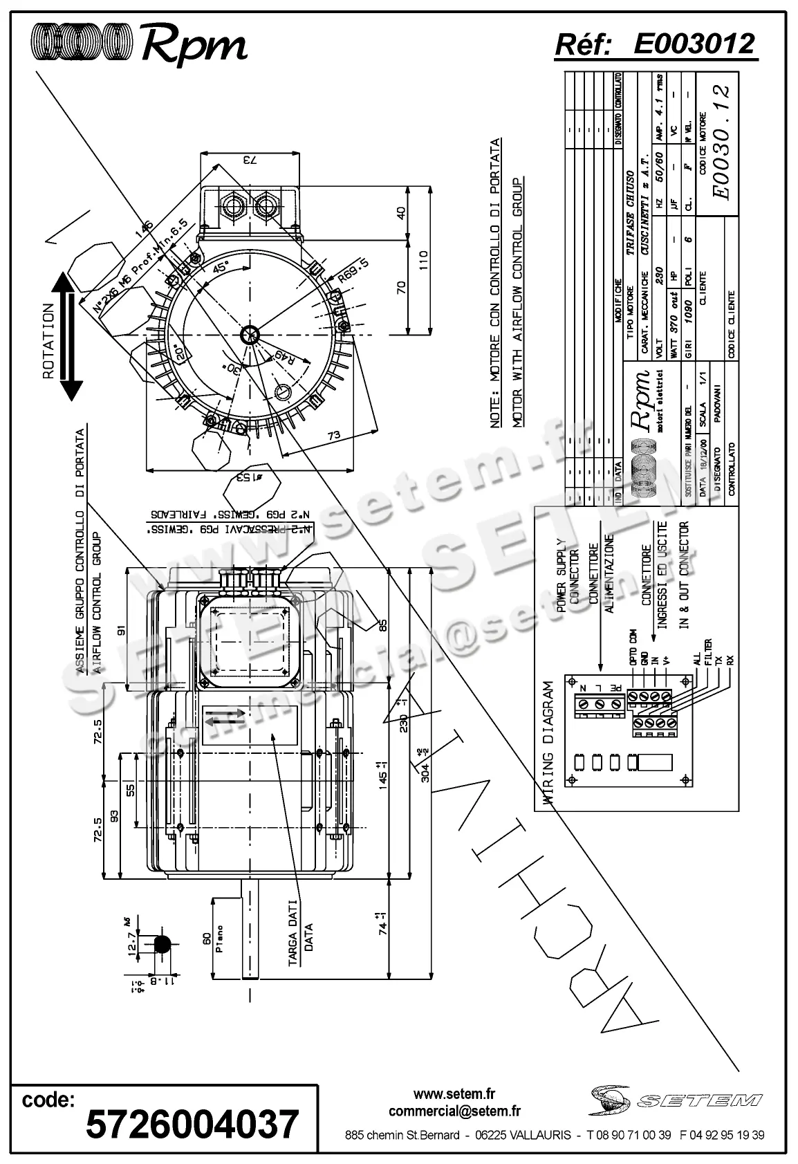 5726004037-MOTEUR RPM E003012