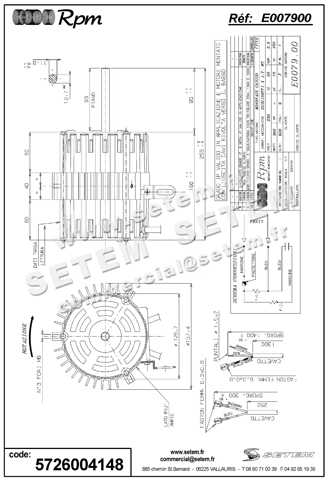 5726004148-MOTEUR RPM E007900